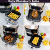 Geepas 5L Digital Air Fryer, 1700W w/ Preheat Function GAF37510 - Image 8