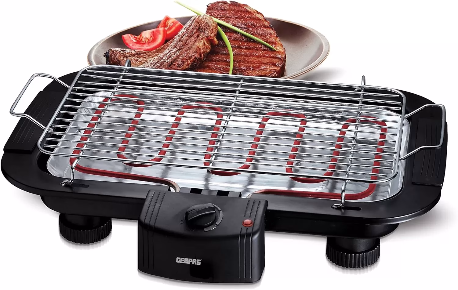 Geepas Electric Barbecue Grill, Anti-rust, 2000W, GBG877