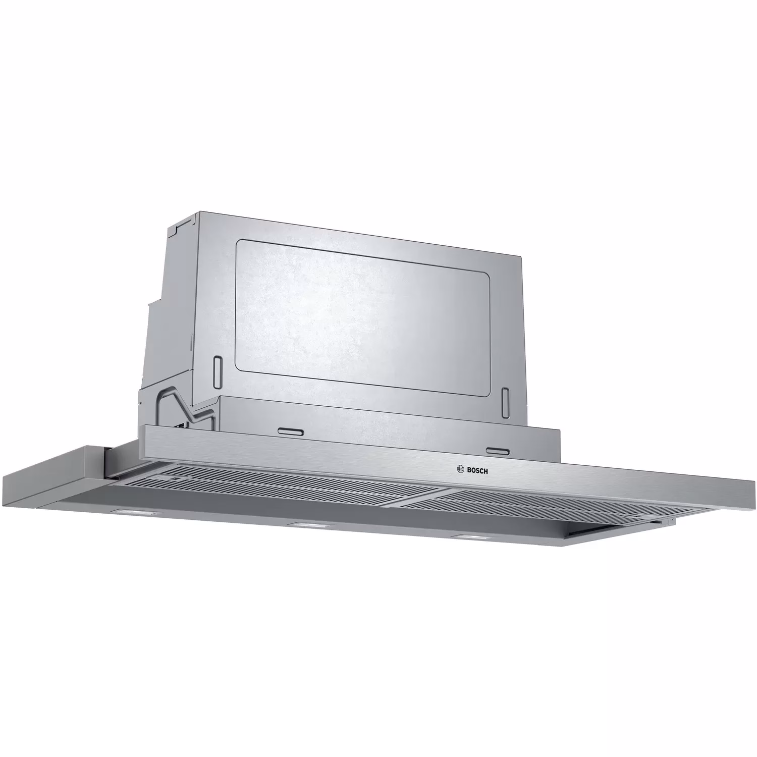 Bosch Series 4 90cm Telescopic Canopy Cooker Hood, DFS097A51B, Stainless Steel