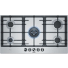 Bosch Series 6 90cm Built-in Gas Hob, 5 Gas Burners, Stainless Steel, PCR9A5B90A