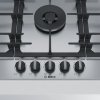 Bosch Series 6 90cm Built-in Gas Hob, 5 Gas Burners, Stainless Steel, PCR9A5B90A - Image 2