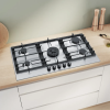 Bosch Series 6 90cm Built-in Gas Hob, 5 Gas Burners, Stainless Steel, PCR9A5B90A - Image 5