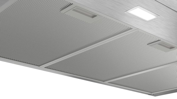 Bosch 90cm Chimney Wall Mounted Built-In Cooker Hood, DWP94BC50B - Stainless Steel - Image 3