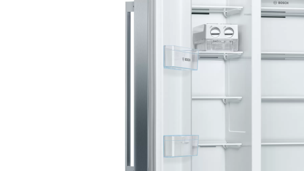 Bosch Series 4, 580L, American Side By Side Refrigerator, Brushed Steel Anti-fingerprint, Frost Free Fridge Freezer KAN93VIFPG - Image 6