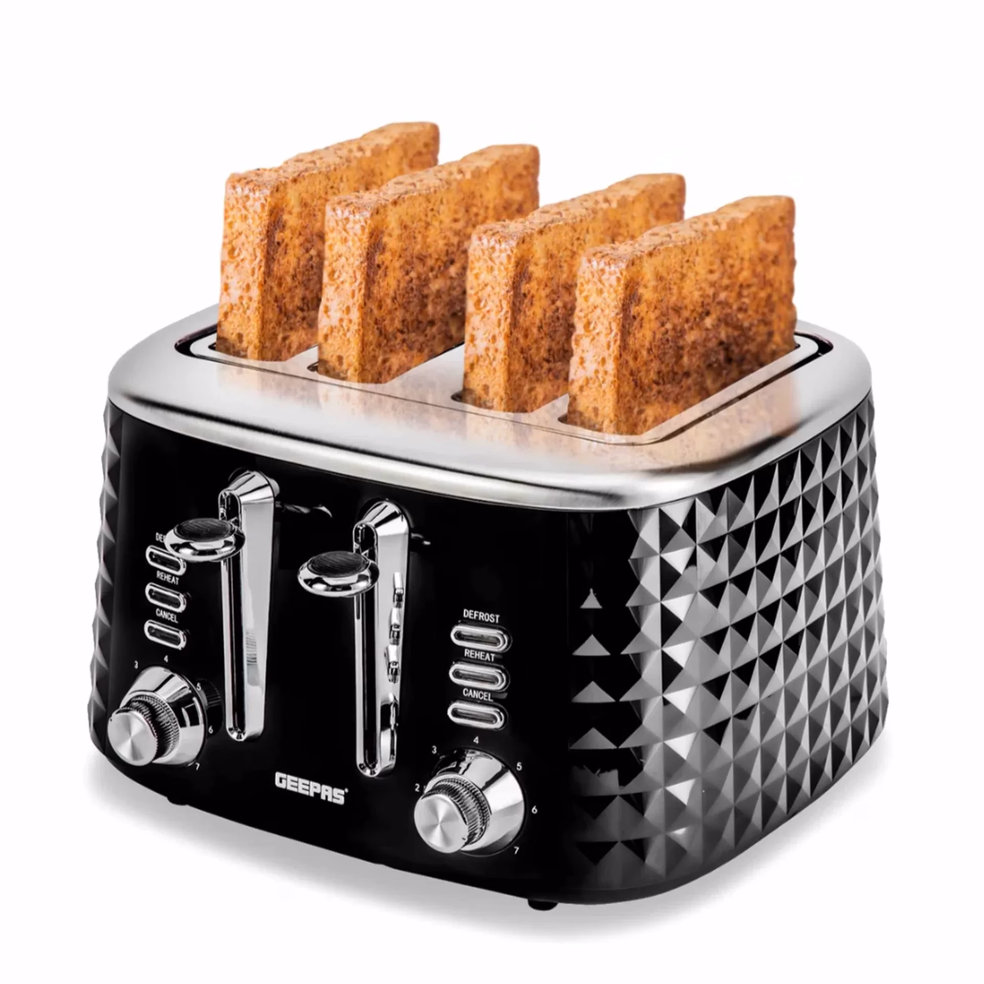 Geepas 4 Slice Bread Toaster GBT36537
