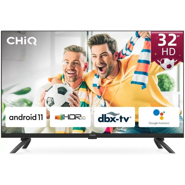 CHiQ 32 Inch LED HD Android Smart TV | Frameless | Free To Air