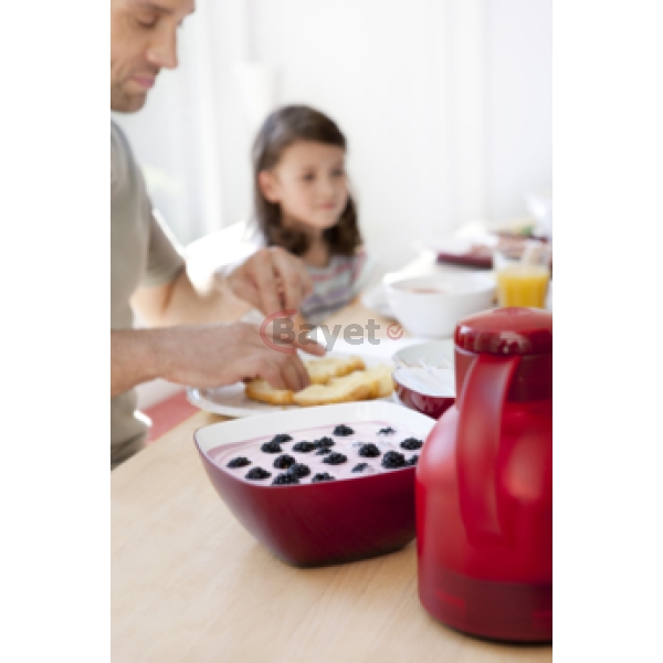 Tefal Samba Jug, Vacuum Flask, 1- Liter, Glass Liner K3035312 - Translucent Aubergine - Image 11