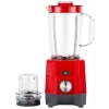 Geepas 1.6L 2-In-1 Unbreakable Jar Blender GSB44107, 650W, Powerful Motor, 2 Speed Setting and Pulse, Stainless Steel Blades – Red