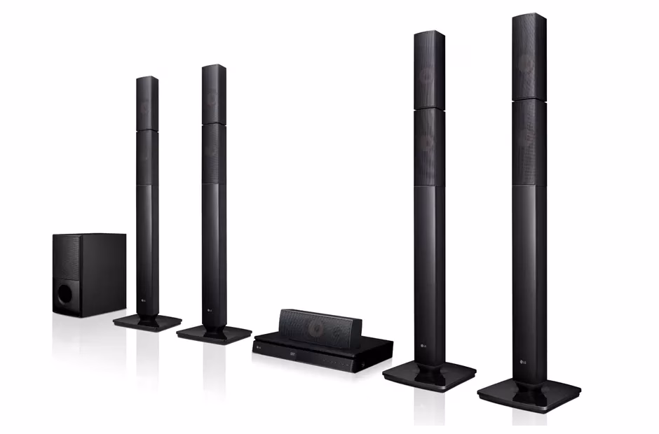 LG LHD657 5.1CH Home Theatre Tall Boy - 1000W, Powerful Sound, Immersive Experience, Bluetooth