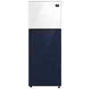Samsung 348L Fridge RT35CB5621AUT | TMF BESPOKE Design, Wifi Embedded - White + Navy (Glass)