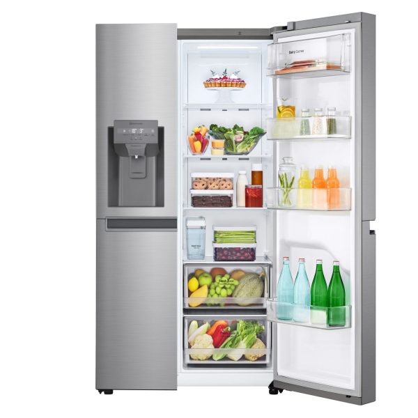 LG GC-L257JLXL 634(L) Side by Side Fridge, Smart Inverter Compressor, Water Dispenser, Multi Air Flow - Image 4