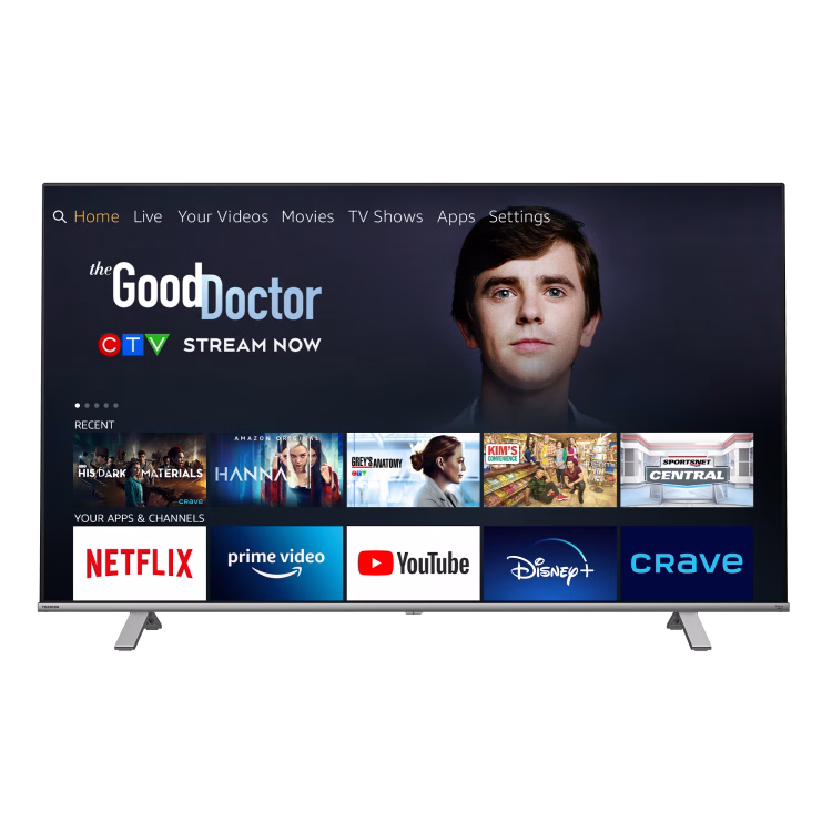 Toshiba 55 Inch LED UHD 4K Smart VIDAA TV | Free To Air | Regza Engine HG | 55C350KW