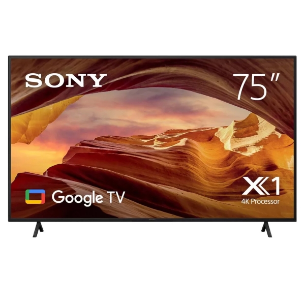 Sony 75 Inch LED UHD 4K Smart Android Google TV | X77L Series | HDR | Apple AirPlay | KD75X77L