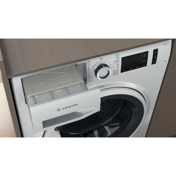 Ariston 9kg Heat Pump Tumbler Dryer | NT M11 9X1SX | Anti Allergy | Pre Ironing Cycle - Image 9