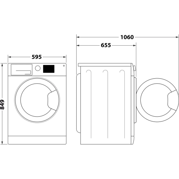 Ariston 9kg Heat Pump Tumbler Dryer | NT M11 9X1SX | Anti Allergy | Pre Ironing Cycle - Image 12