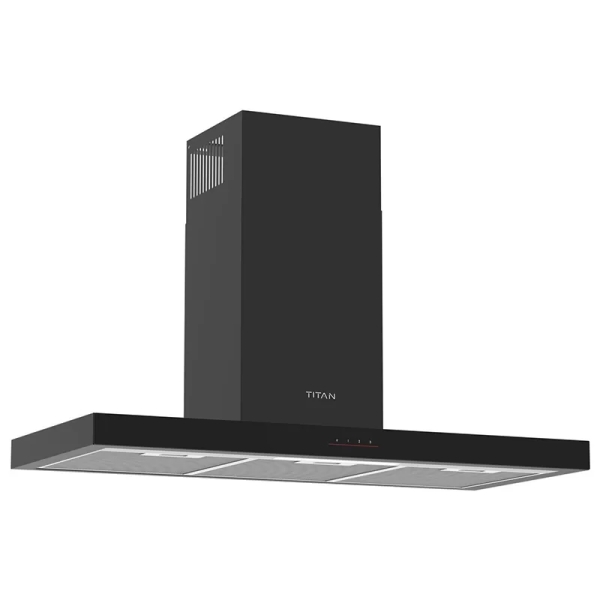 Titan 90cm Wall Mounted In Built Hood, TN-BIWH90BA | Kitchen Extractor - Black