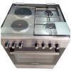 Titan Cooker, 60x60cm, 2 Gas Burners + 2 Electric Plates, Electric Oven & Grill – TN-FC6220XBS