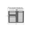 Beko 90cm Dual Fuel Range Cooker | KDVF90X | 5 Gas | Tripple Cavity | Electric Oven & Grill | Oven Fan | Auto Ignition | Flame Failure Device - Image 5