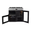 Beko 90cm Dual Fuel Range Cooker | KDVF90X | 5 Gas | Tripple Cavity | Electric Oven & Grill | Oven Fan | Auto Ignition | Flame Failure Device - Image 4