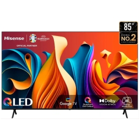 Hisense 85 Inch QLED, Q6 Series, UHD 4K 85Q6N Google TV (2024)