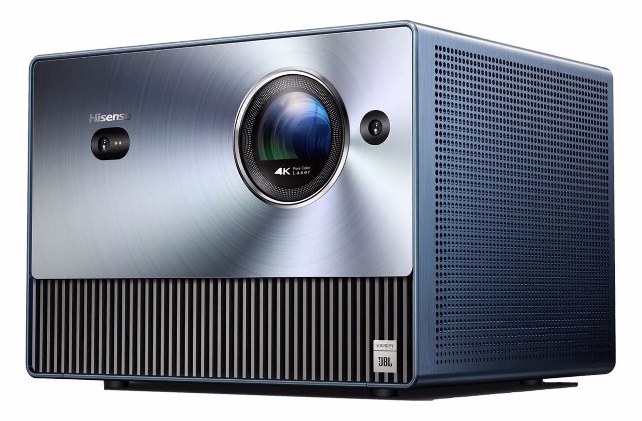 Hisense C1 4K UHD Triple Color RGB Laser Portable Mini Projector, up to 300″, Viddà OS, Dolby Vision HDR10, 110% BT.2020 Color Gamut, 20w JBL Sound, Netflix, Auto Keystone Correction, MEMC