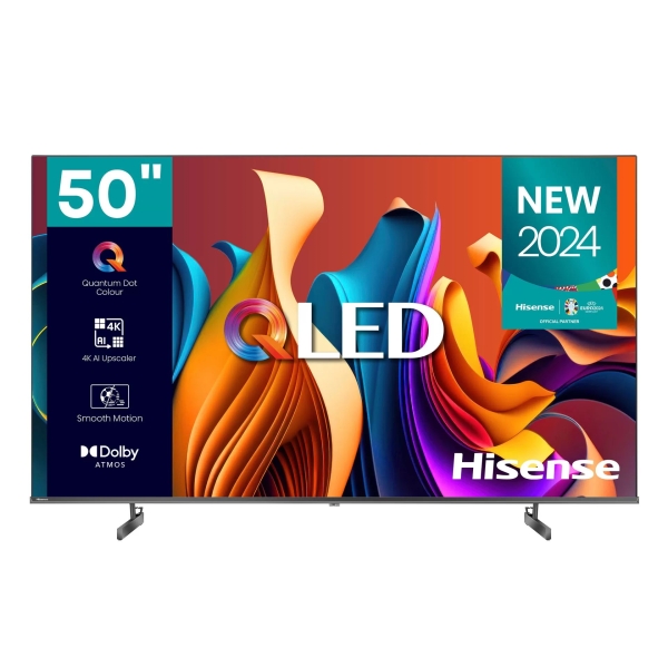 Hisense 50 Inch QLED, Q6 Series, UHD 4K 50Q6N Smart VIDAA TV (2024)