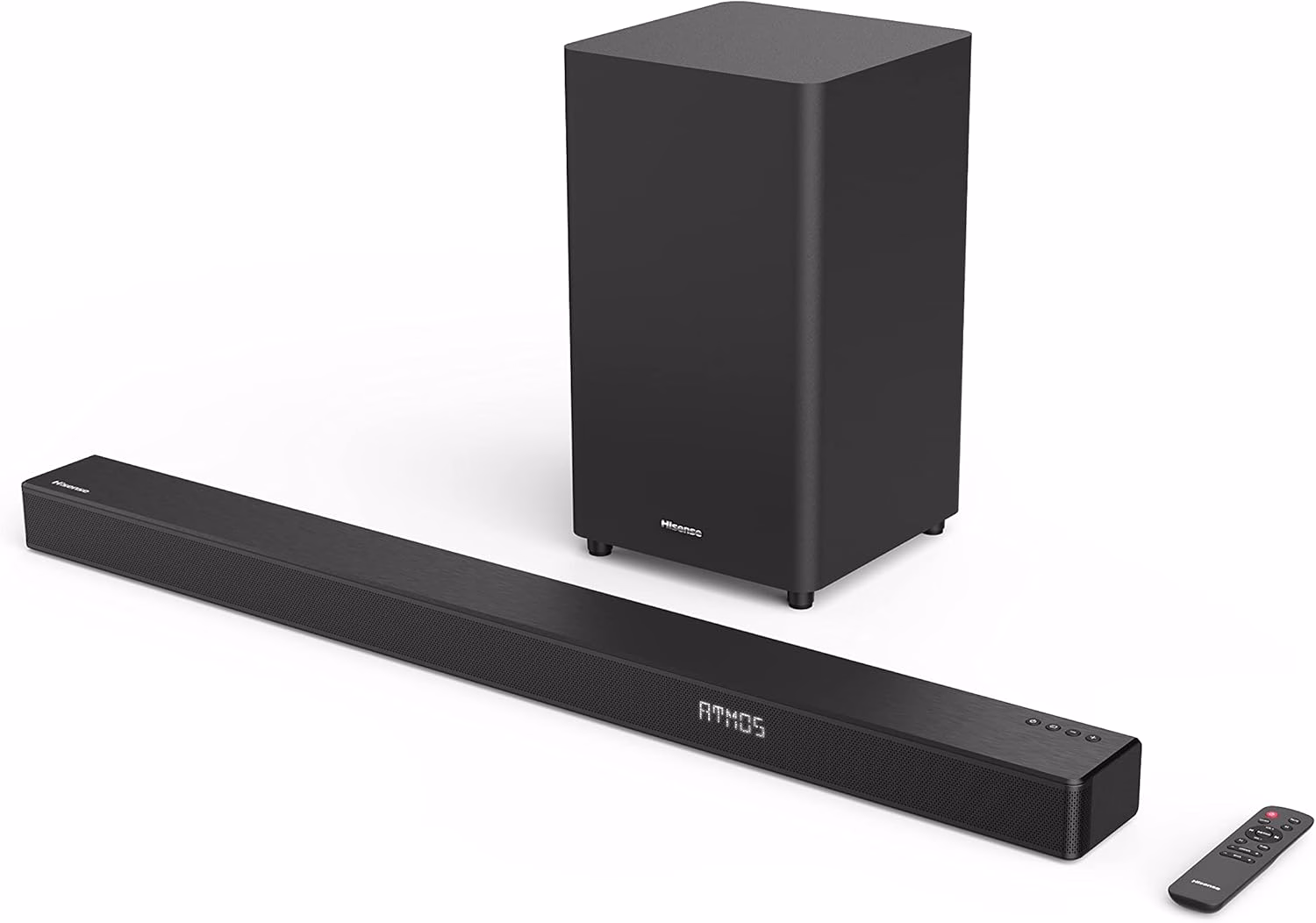 Hisense HS312 3.1ch Sound Bar with Wireless Subwoofer, 300W, Dolby Atmos