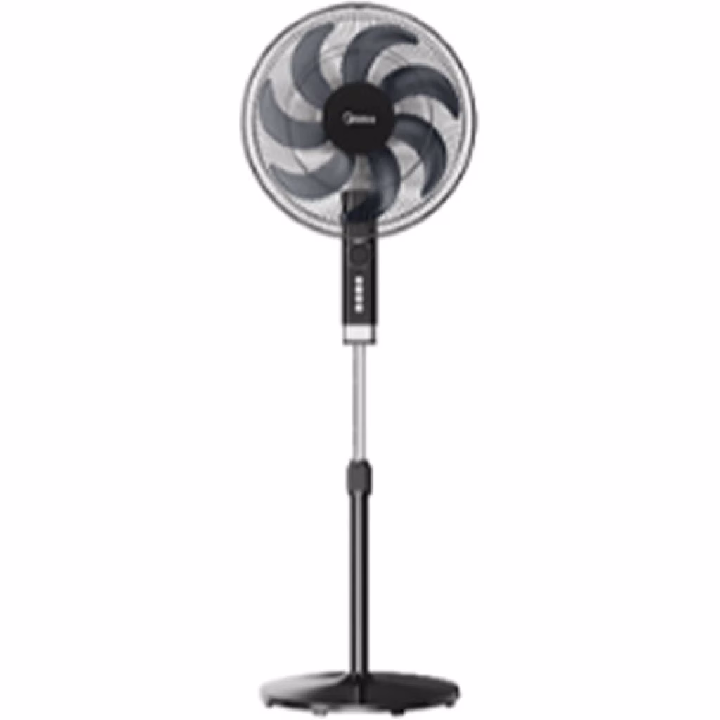 Midea 16 Inch Stand Fan, 3 Speed Settings, 50W, 2Hr Timer FS40-23MT – Black - Image 2