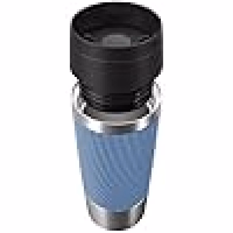 TEFAL Thermal Bottle Travel Mug Twist-Light Blue, Comfort Screw Lid, Quick Press Drinkware, Soft-Touch Sleeve, Travel-Ready, Reusable, 100% Leak-Proof, Keeps Drinks Cold (8 hrs) and Hot (4 hrs), 360° Drinking, N2024510 - Image 2