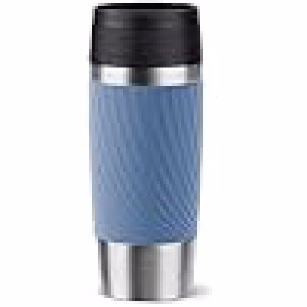 TEFAL Thermal Bottle Travel Mug Twist-Light Blue, Comfort Screw Lid, Quick Press Drinkware, Soft-Touch Sleeve, Travel-Ready, Reusable, 100% Leak-Proof, Keeps Drinks Cold (8 hrs) and Hot (4 hrs), 360° Drinking, N2024510 - Image 5