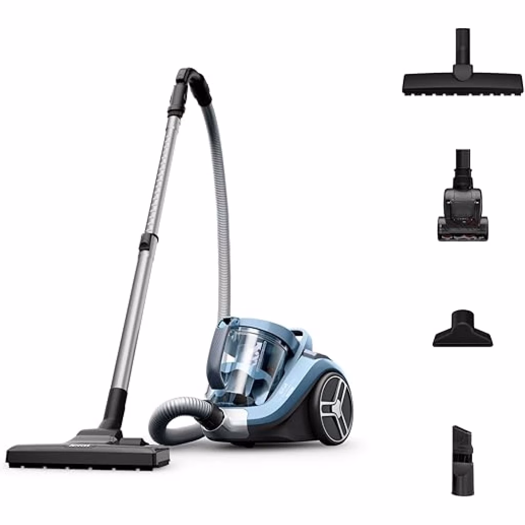 Tefal Bagless Vacuum Cleaner, Compact Power, XXL Animal Kit Canister, Vacuum Cleaner, 900 W Low Consumption Motor, Advanced 3-Level Cyclonic Filtration, 2 Years Warranty, TW4B71HA