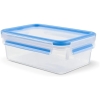 TEFAL 1L Rectangular Master Seal Plastic Food Storage Container, Keeps Food Fresher for Longer and 100 Percent Leakproof, K3021212