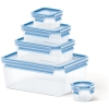 TEFAL Master Seal 5Pc Set 3.70L+1L+0.55L+0.25L+0.15L Set, Plastic Food Storage Container, Blue, K3029012