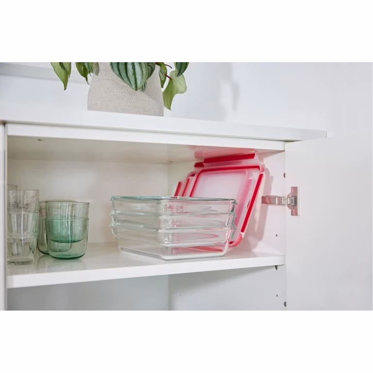 TEFAL 700ml Rectangular Master Seal Fresh Glass, Food Container, Food Storage, Stackable, Compatible with Oven and Freezer, N1040610 - Image 5