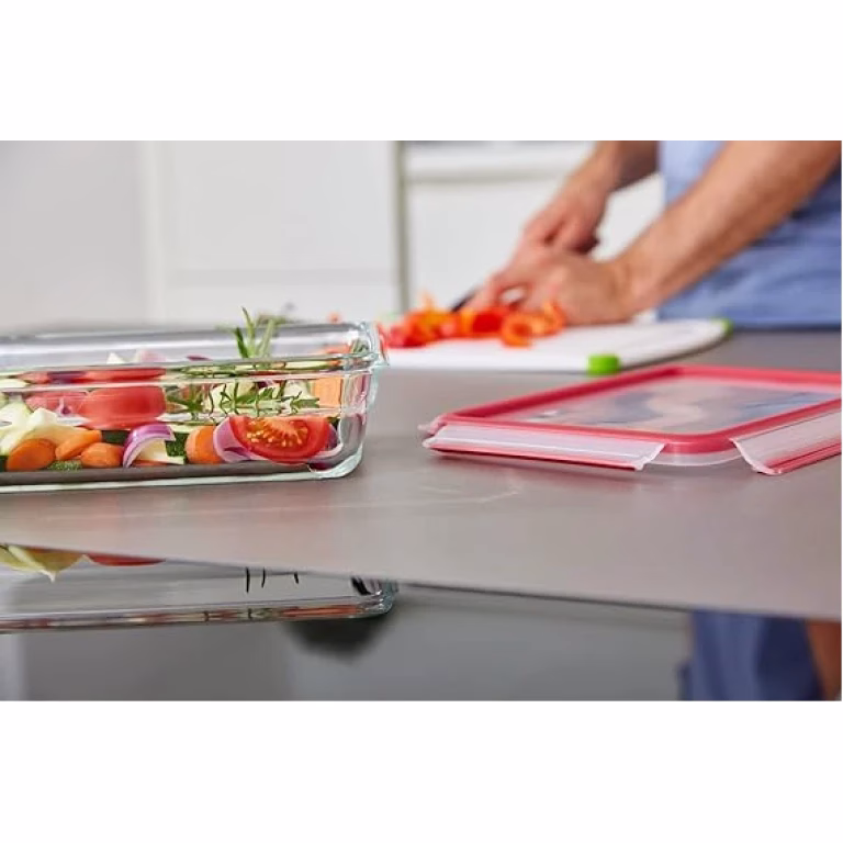 TEFAL 700ml Rectangular Master Seal Fresh Glass, Food Container, Food Storage, Stackable, Compatible with Oven and Freezer, N1040610 - Image 7