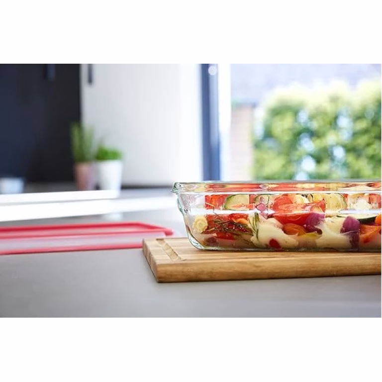 TEFAL 700ml Rectangular Master Seal Fresh Glass, Food Container, Food Storage, Stackable, Compatible with Oven and Freezer, N1040610 - Image 6