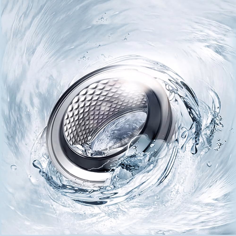 Midea 10KG Front Load Smart Washing Machine with Lunar Dial, 1400 RPM, 14 Programs, Fully Automatic Washer, Digital LED Display, BLDC Inverter, Steam Care, Wi-Fi Connectivity, Titanium MF200W100WBTGCC - Image 10