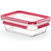TEFAL 700ml Rectangular Master Seal Fresh Glass, Food Container, Food Storage, Stackable, Compatible with Oven and Freezer, N1040610