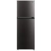 Midea 237L Fridge, (173L Net) Double Door Top Mount Freezer Defrost Refrigerator MDRT237 – Black