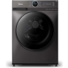 Midea 8KG Front Load Smart Washing Machine with Lunar Dial, 1400 RPM, 14 Programs, Fully Automatic Washer, Digital LED Display, BLDC Inverter, Steam Care, Wi-Fi Connectivity, Titanium MF200W80WBTGCC