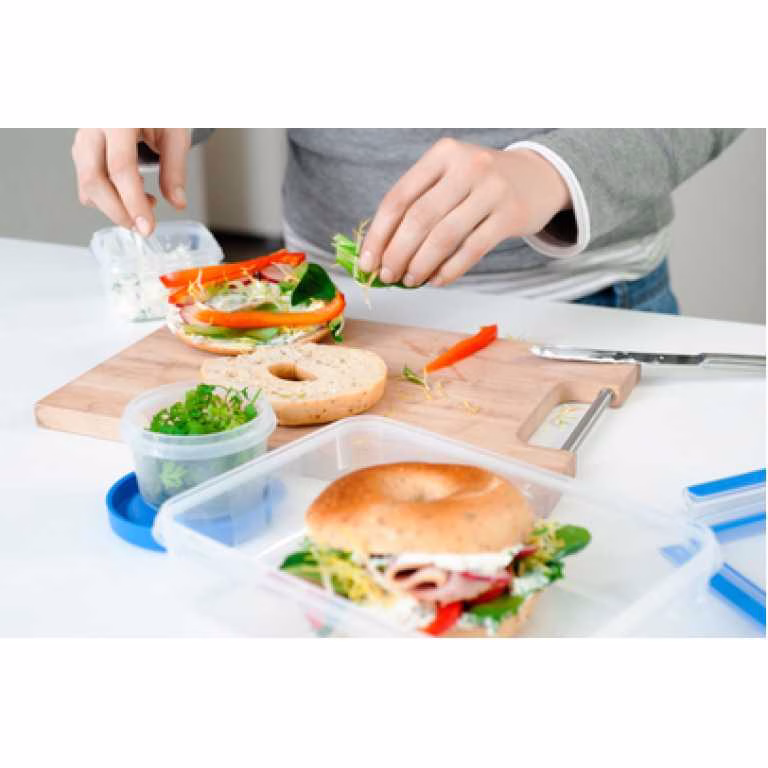 TEFAL Master Seal 3pcs Set – 0.55/1.0/2.3L Set, Plastic Food Storage Container, Keeps Food Fresher for Longer and 100 Percent Leakproof, K3028912 - Image 4