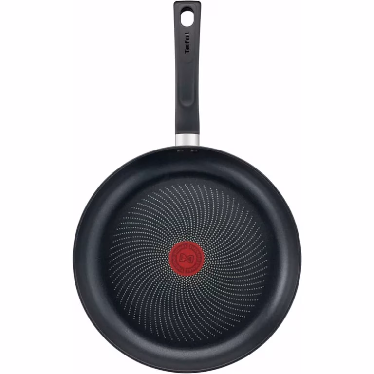 TEFAL 28cm Total Induction Frypan, Non-Stick Cookware, Thermo-Signal, Titanium Partials, 100% Safe Frying Pan, Black, Aluminium, G1520644 - Image 3