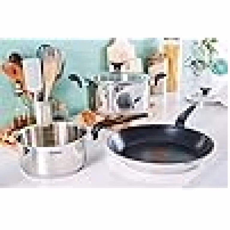TEFAL XL Intense 26 cm Stewpot With Lid, Titanium Cookware, Diffuser Base-C3847183 - Image 4