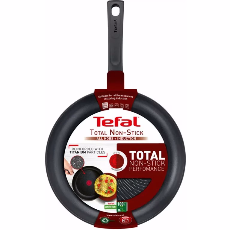 TEFAL 32cm Total Induction Frypan, Non-Stick Cookware Thermo-Signal, Titanium Partials, 100% Safe Frying Pan, Black, Aluminium, G1520844 - Image 8