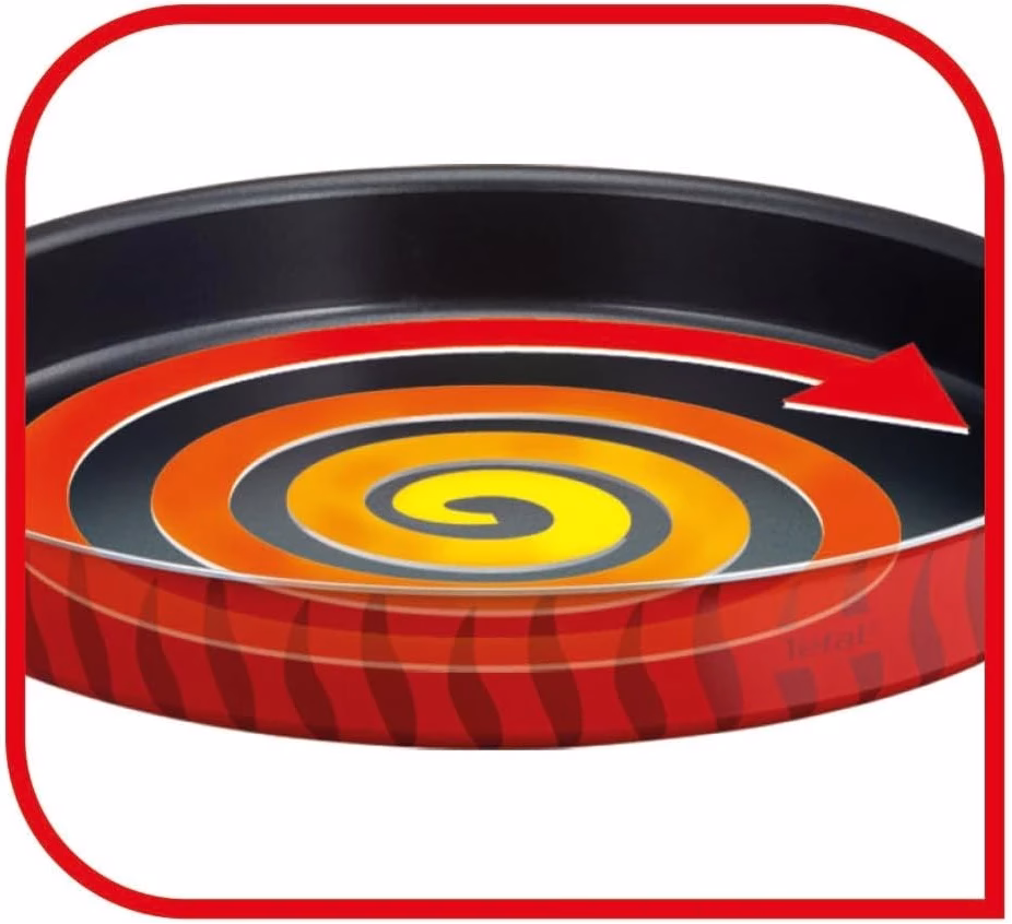 TEFAL Tempo Flame Bakeware, 4 PCS Non-Stick Coating Set-Kebbe Dishes, Aluminum, Heat Diffusion, Red, 2 Years Warranty, J5716983 - Image 4