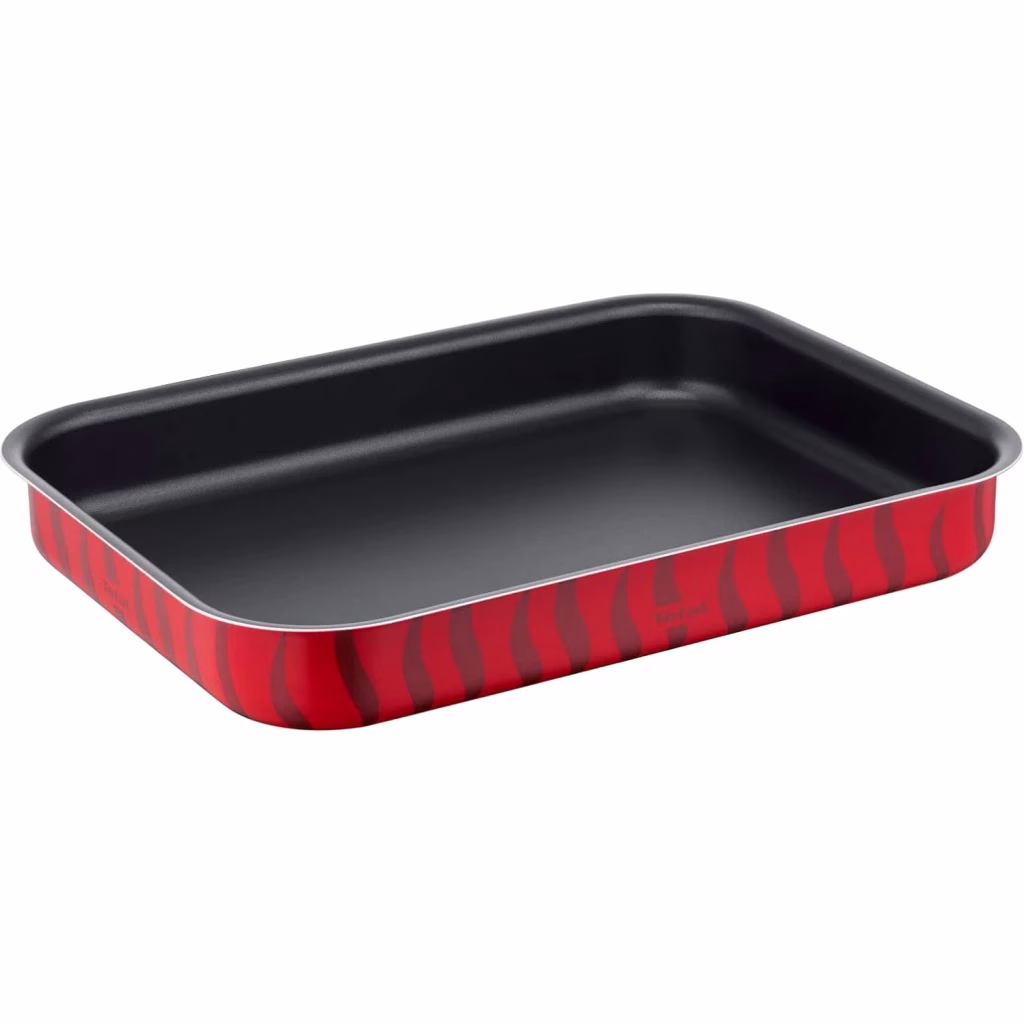 TEFAL Tempo Flame Bakeware, Baking Pans, 3-Piece Set-Oven Dishes, Non-Stick Coating, Aluminum, Heat Diffusion, Easy Cleaning, 2 Years Warranty-J5715482 - Image 2