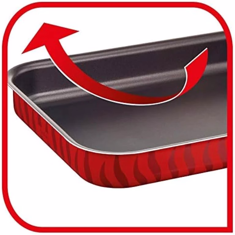 TEFAL Tempo Flame Bakeware, Baking Pans, 3-Piece Set-Oven Dishes, Non-Stick Coating, Aluminum, Heat Diffusion, Easy Cleaning, 2 Years Warranty-J5715482 - Image 5