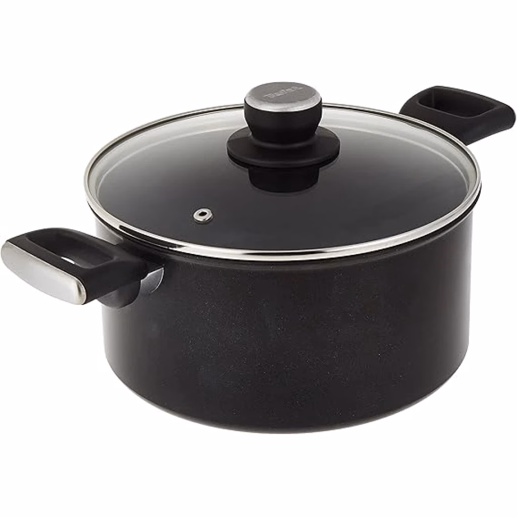 TEFAL 24 cm Unlimited Stew Pot with Lid, Easy Cleaning, Non-Stick Cookware, Thermo-Signal, Healthy Safe Induction, Made in France, 2 Years Warranty, G2554602