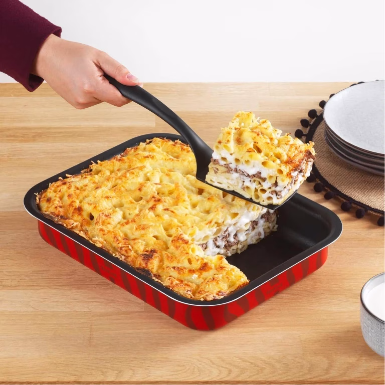TEFAL Tempo Flame Bakeware, Baking Pans, 3-Piece Set-Oven Dishes, Non-Stick Coating, Aluminum, Heat Diffusion, Easy Cleaning, 2 Years Warranty-J5715482 - Image 9